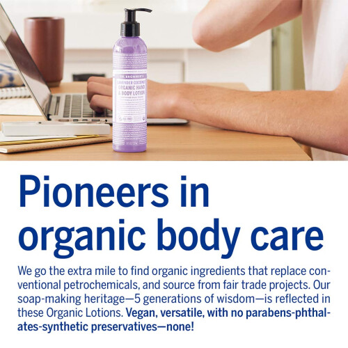 Dr Bronner's Βιολογική Λοσιόν Λεβάντας-Καρύδας Dr Bronners 8 ουγγιές - 6 ανά συσκευασία. 2