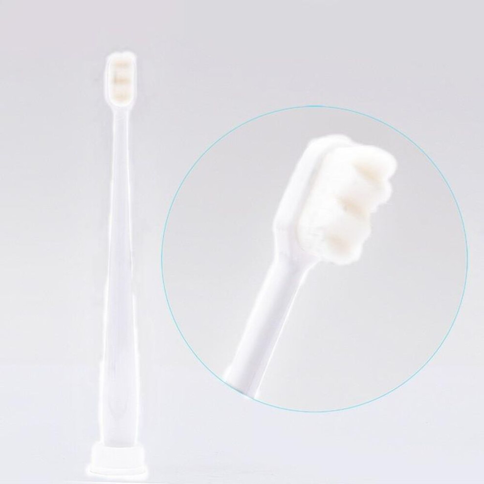 (white, 1PC) Ultra-fine Soft Toothbrush Million Nano Bristle Adult Tooth Brush Teeth Deep Cleaning Portable Travel Dental Oral Care Brush
