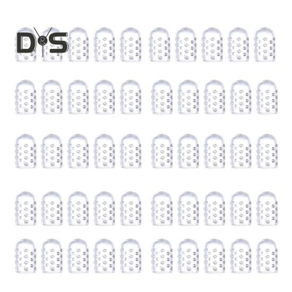 (as the picture, 50pcs) 10/30/50Pcs Silicone Toe Protector Set Breathable Gel Toe Covers for Corns Blisters Ingrown Toenails Pain Relief Little Toe Sleeves Caps Guards