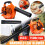 Garden Yard Handheld Petrol Leaf Blower Powerful 26cc 2-Stroke Air Cooled Engine 6