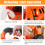 Garden Yard Handheld Petrol Leaf Blower Powerful 26cc 2-Stroke Air Cooled Engine 7