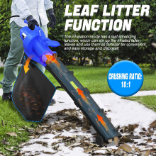HEAVY DUTY 4000W 3 IN1 ELECTRIC GARDEN LEAF GRASS BLOWER SHREDDE MULCHER VACUUM