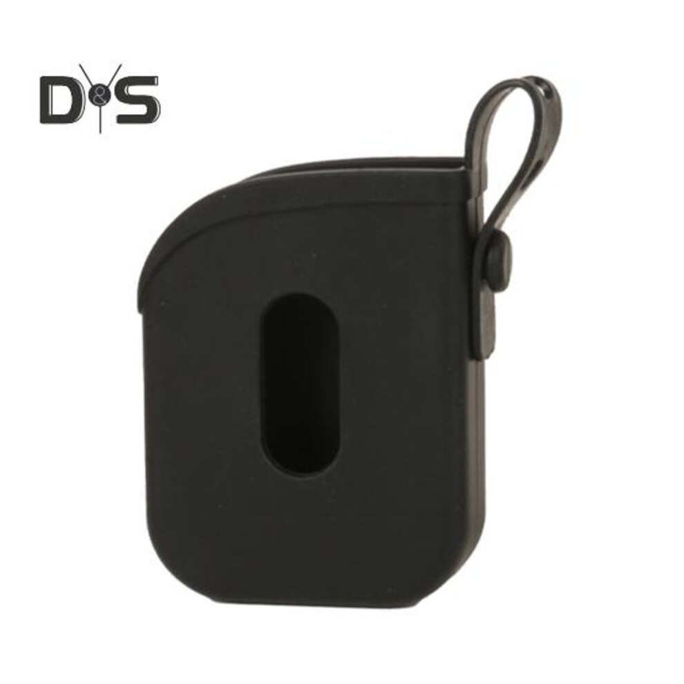 (black) Silicone Case Hand Sanitizer Spray Bottle Protector Shockproof Impact Resistant Protective Case with Keychain