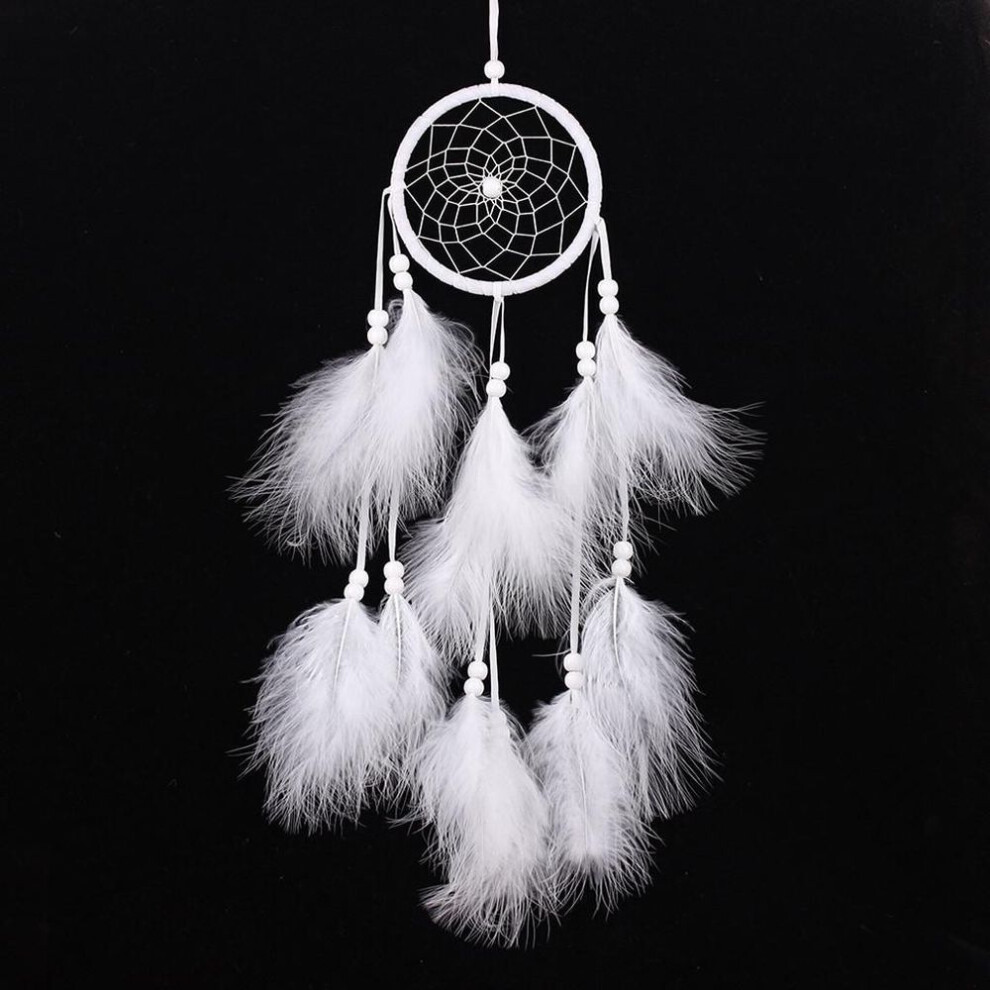 Dream Catcher With Feather Gift Decoration Hanging Ornament Crafts For Home Farmhouse Front Porch Decor Accessory Gift