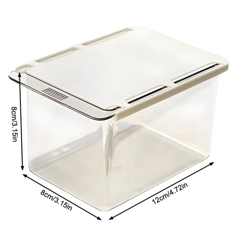 Drawer Style Storage Box Under The Mirror Cabinet Transparent Bathroom Cotton Stick Makeup Cotton Bathroom Pull-out Storage