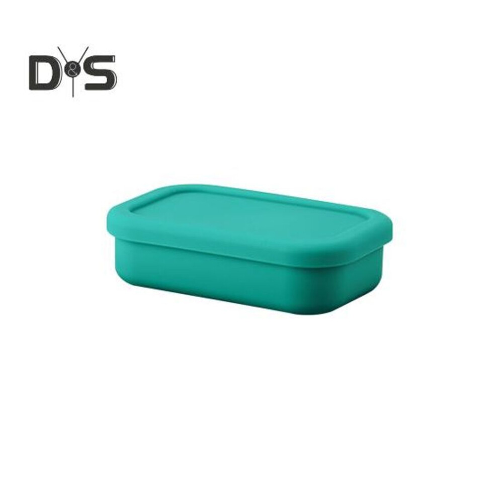 (green, S) Portable Bento Box Temperature Resistant Long Lasting Reusable Bento Lunch Container