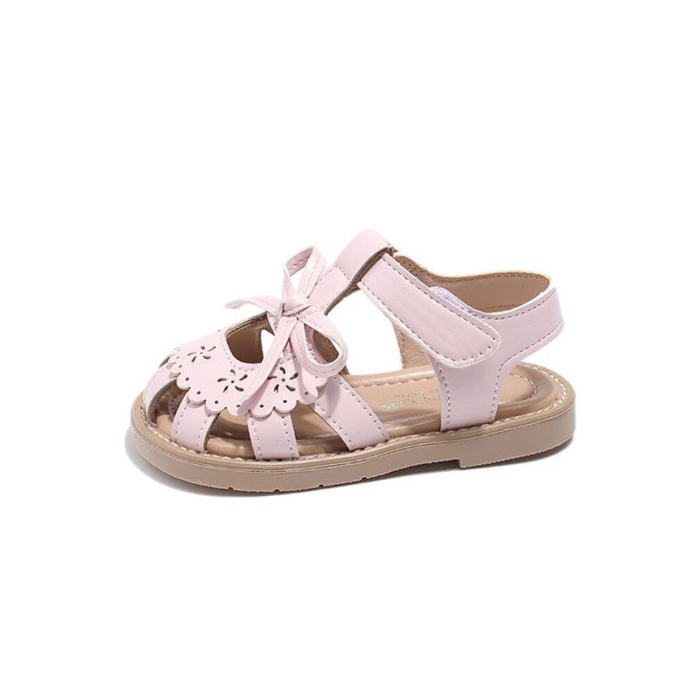 (pink, 26) 2025 Summer Girls' Breathable Closed-Toe Sandals - Princess Beach Shoes
