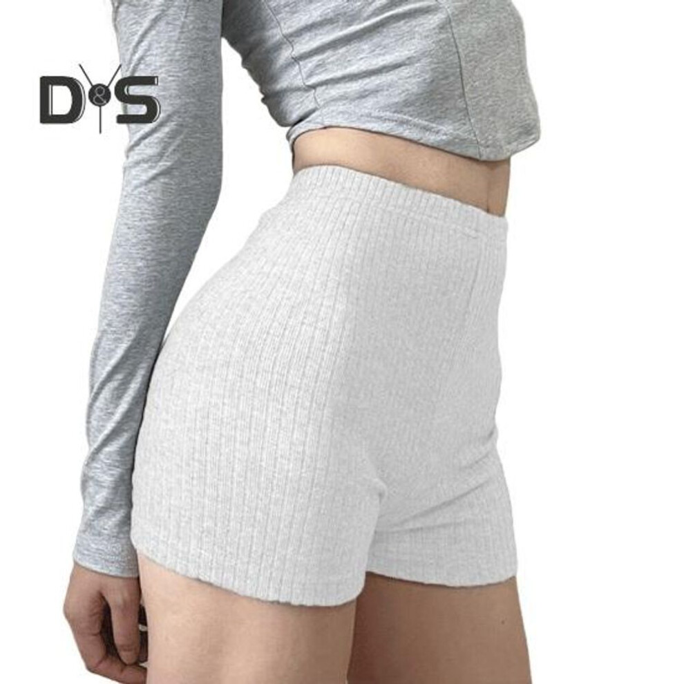 (white, S) Women Yoga Shorts High Waist Slim Buttocks Lifted Gym Shorts Sexy Solid Color Breathable Leggings Versatile Wear