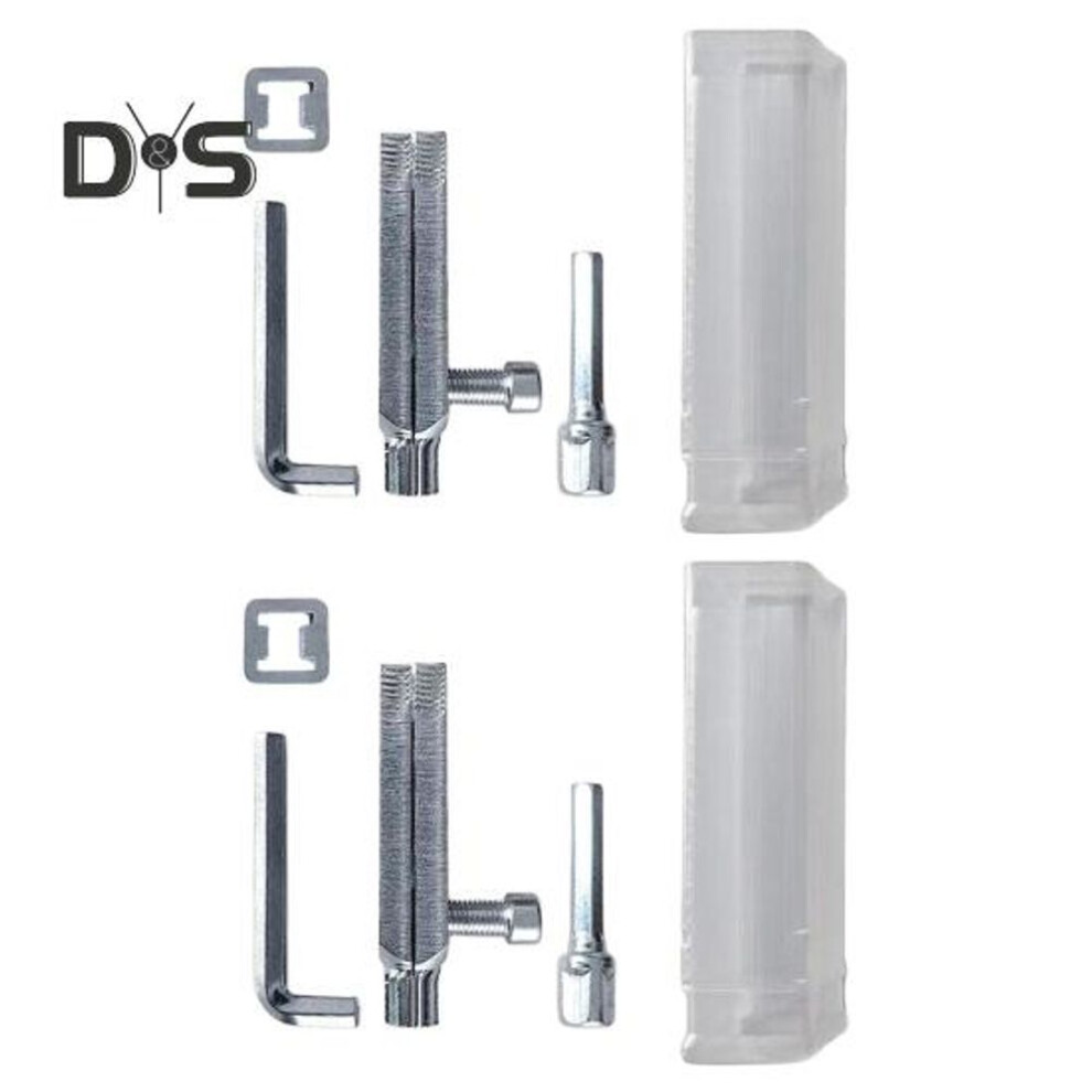 (as the picture, 2 Sets) Stripped Screw Extractor Set 1/2 3/4 Inch Valve Faucet Wire Extractor Broken Bolt Remover Damaged Water Pipe Removal Tool