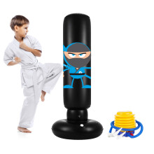 Sac De Kickboxing De Poinçonnage Gonflable, En PVC Durable, Autonome Pour Pratiquer Le Karaté Taekwondo MMA Et Pour Soulager L'énergie Refoulée
