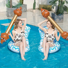 Frapages De Piscine Gonflables - Conception De Hamac Et De Chaise, Matériau En PVC Durable, Fournitures De Fête D'eau Amusante Pour Les Adultes