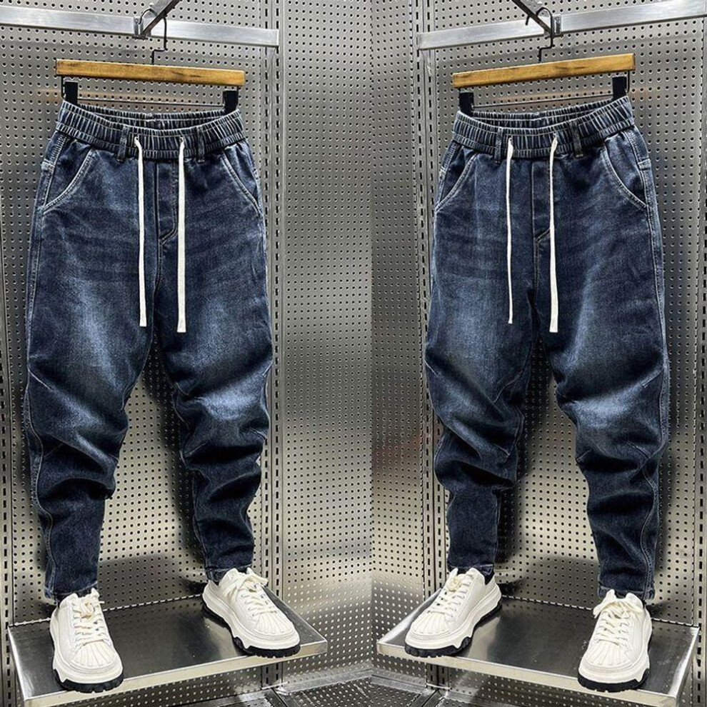 (blue, XS) Men's Skinny Jeans Classic Vintage Denim Pants Luxury Brand Men's Clothing