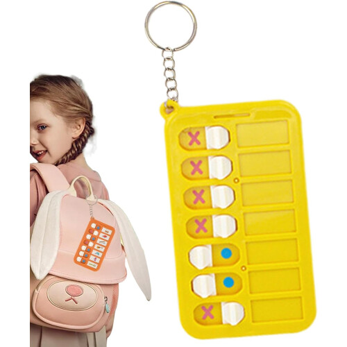 Daily Schedule Chart for Kids, Sticker Chart for Kids, Checklist Board for Routine Planning and Task Tracking | Portable Random Timetables