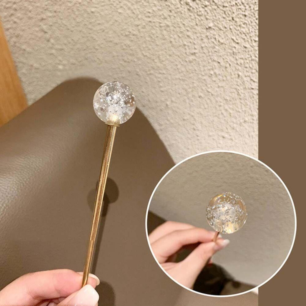 (silver, A) Vintage Gifts Starry Sky Gold Foil Japan Women Hairpin Hair Stick Hair Clasp Hair Accessories