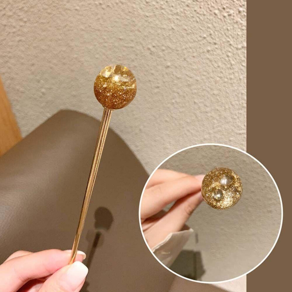 (gold, B) Vintage Gifts Starry Sky Gold Foil Japan Women Hairpin Hair Stick Hair Clasp Hair Accessories