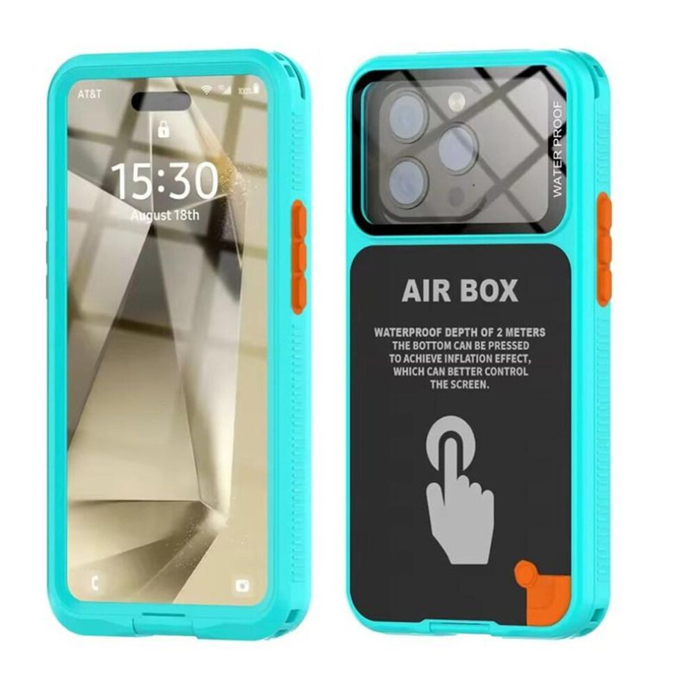 (, Iphone 12) Ip68 Waterproof Phone Case For Apple Iphone 15 14 13 12 Pro Max Plus Shock Drop Proof Underwater Taking Swimming Diving Cases Blue 4247417842014
