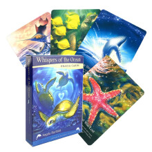 Chuchotez l'océan - Archétypes sauvages inconnus Jeu de tarot de 78 cartes et guide pour une fête familiale