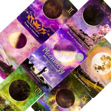 G Moonology Oracle - Nouveaux jeux de cartes Oracle Cet Oracle magique de 48 cartes du best-seller moonologist