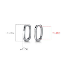 (DA030) Boucles d'oreilles en argent sterling 925 pour homme/femme. Cadeau idéal pour fille/garçon. Accessoire
