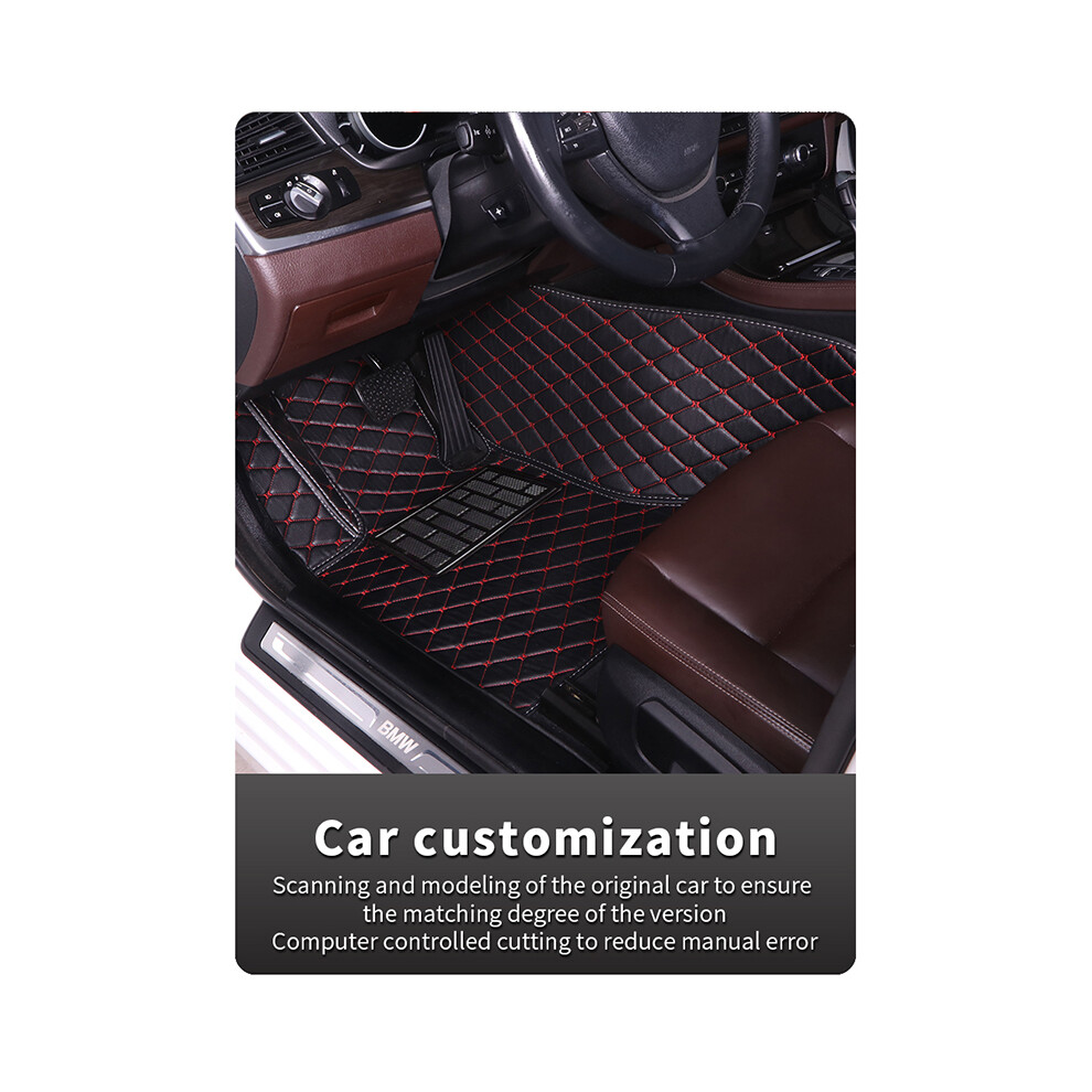 (siège conducteur) Tapis de sol en cuir sur mesure pour Dacia Duster Renault Duster HM 2021-2022 Mode