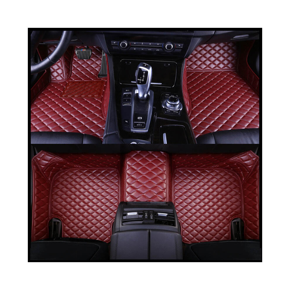 (bordeaux) Tapis de sol de voiture HAVAL F5 F7 F7X Dargo JOLION Foot Coche Accessoires Tapis de voiture