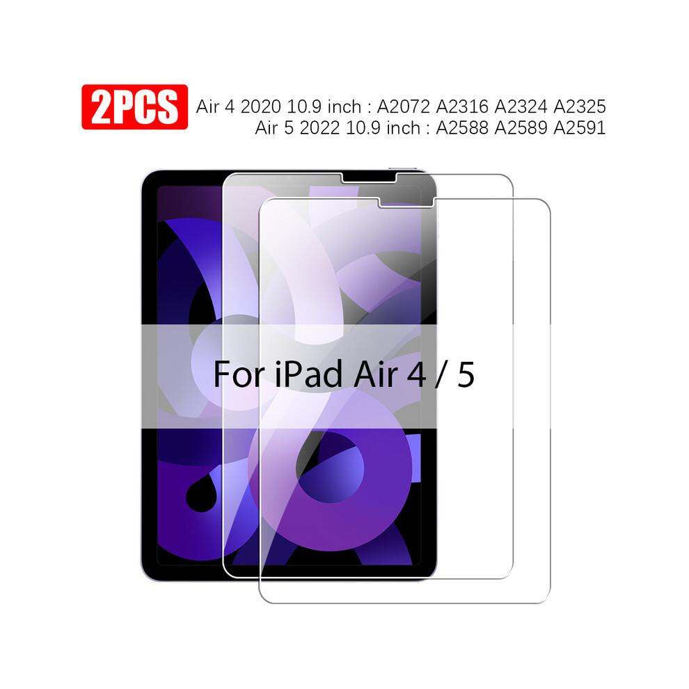 (Air 4 5) Ipad Pro 11 12.9 6e 2022 Air 4 5 Protection d'écran en verre trempé 9 9e 10 10e génération Mini 6