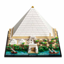 (Blocs) Ensemble de blocs de construction classiques de la Grande Pyramide de Gizeh, modèle compatible 21058,