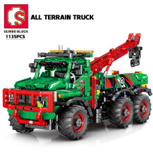 (SANS BOÎTE) Blocs de construction de voiture télécommandée tout-terrain Technic, véhicule d'ingénierie urbaine