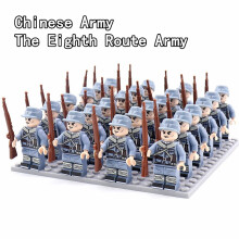 (C) Figurine en blocs de construction | Soldats soviétiques | Assemblage de jouets | Jouets de guerre | Blocs