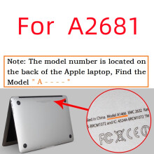 Protection d'écran en verre trempé 9H (MacBook A2681) pour Apple MacBook Air M2 Chip 13,6 pouces (modèle 2022)