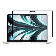 Film de protection d'écran en verre trempé 9H (transparent) Full Coverage Protection Shield pour le nouveau MacBook
