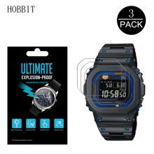 (Gx-56SL) Lot de 3 films de protection d'écran pour montre Casio G-Shock MRG-B5000BA GMW-B5000TVB DW-5600NN G-5600E