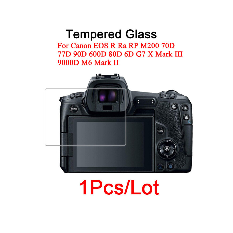 Protection d'écran en verre trempé (M6 Mark II) pour Canon EOS R Ra RP M200 70D 77D 90D 600D 80D 6D R6II
