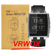 (Pebble 2) 3 pièces de protection d'écran pour Pebble Steel Pebble 2 Watch Clear TPU Nano Écran antidéflagrant