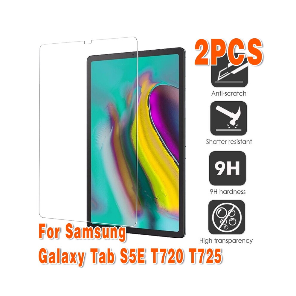 (Tab S5E T720) 2 pièces de protection d'écran en verre trempé pour tablette Samsung Galaxy Tab A7 2020 T500/T505