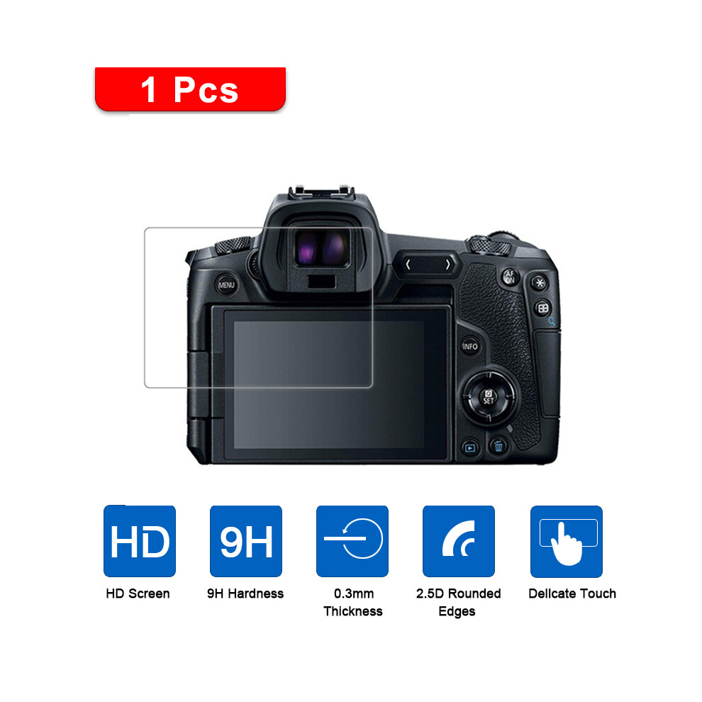 (EOS M200)Protecteur d'écran en verre trempé transparent 2,5D pour Canon EOS R Ra RP M200 70D 77D 90D 600D 80D