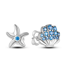 (KTE014)2024 Trendikäs Design Korvakorut Fatima Hamsa Hand Blue Eye Hoop korvakorut Naisille Tyttö Nainen Hieno