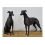 Sitting Greyhound Ornament | Elegant Sculpture | H 30 cm 2