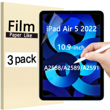 (3 pakkausta) Paperimainen kalvo Apple iPad Air 5 10.9 2022 5th Generation A2588 A2589 A2591 tabletin näytönsuojakalvo