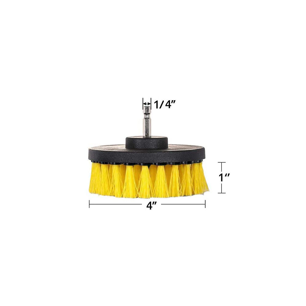 (4 Pollici) 2/3,5/4/5 Pollici Kit Spazzola Elettrica Per Trapano Kit Spazzola Elettrica Kit Auto Kit