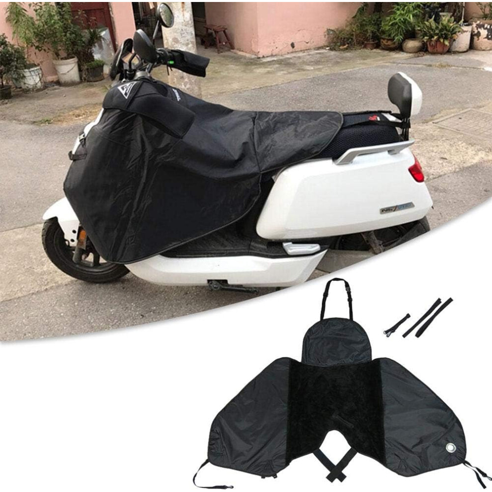 Black Windproof Warm Leg Protector Cover For Scooter Electric Car Leg Lap Apron Cover Rain Cover Lightweight Leg Covers For Mobility Scooter