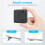 () 2x Supporto per laptop Supporto per laptop Mini laptop in plastica 4