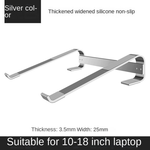 (Argento) Supporto per laptop, accessorio per laptop, supporto per laptop
