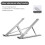 Supporto per laptop (supporto argento) per MacBook Air Pro. Supporto per laptop e notebook. 1
