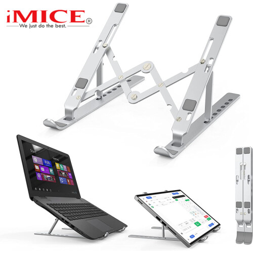 (Argento) Supporto per laptop Supporto per laptop in alluminio Supporto per laptop portatile