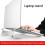 (Nero) Supporto per laptop Supporto ergonomico per laptop Supporto per laptop 2