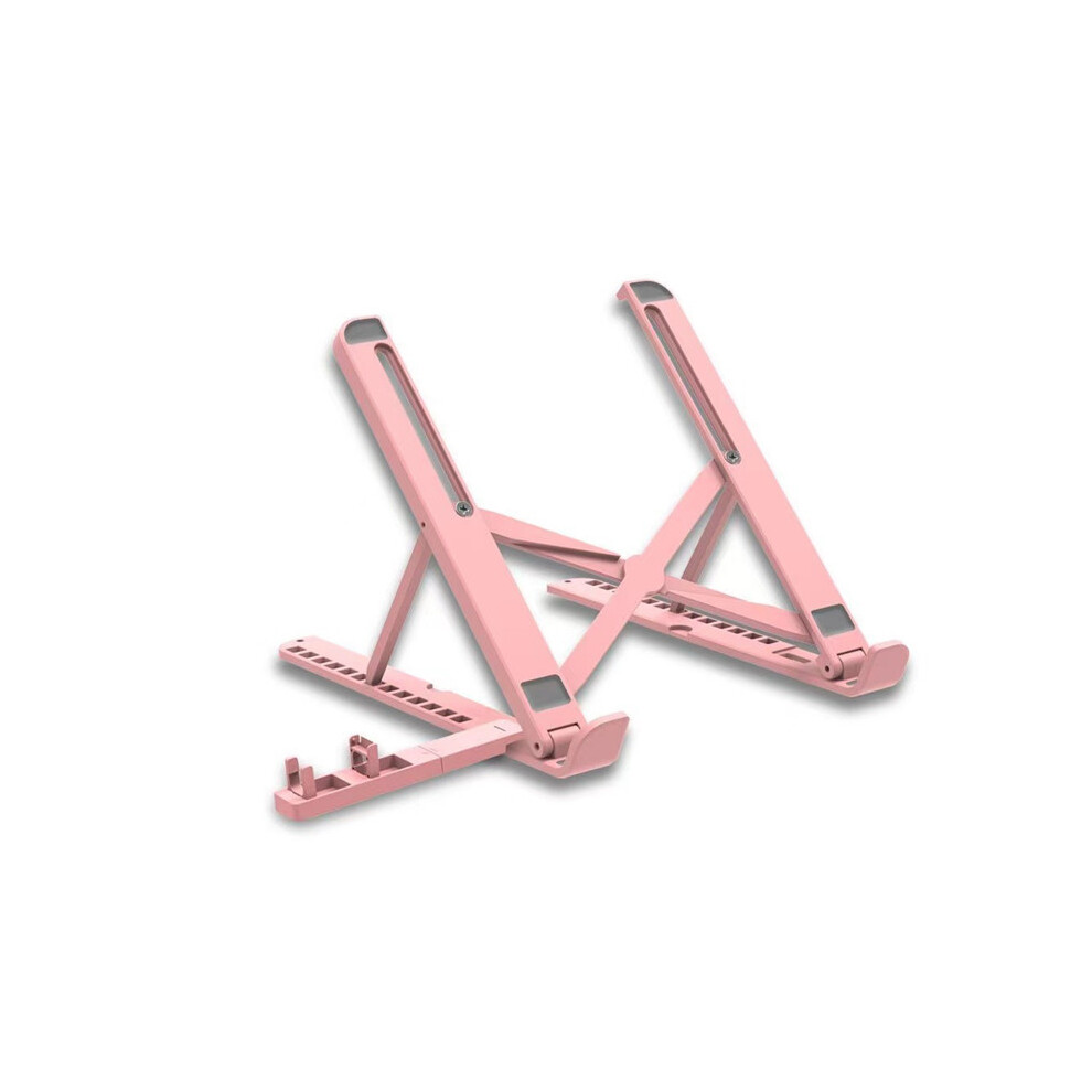 Supporto Pieghevole Per Laptop (Rosa) Supporto Pieghevole Per Laptop