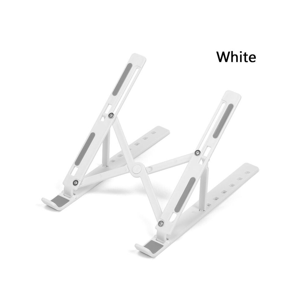 (Bianco) Supporto Per Laptop Regolabile Supporto Per Laptop Pieghevole Supporto Da Scrivania Pieghevole