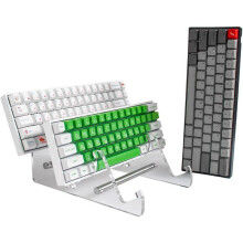 (2 livelli) Supporto per tastiera con display a 3 strati Supporto per tastiera meccanica in acrilico