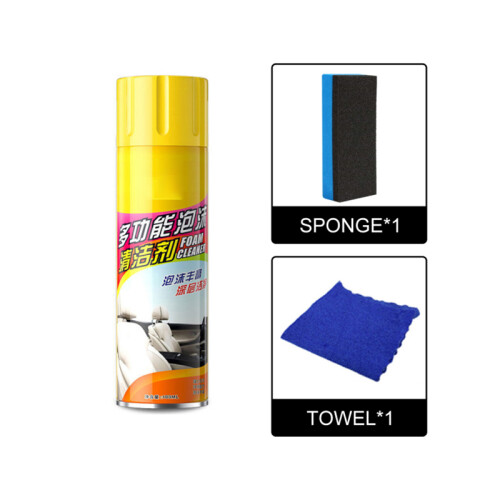 (300 ml B) 650 ml Spray detergente schiumogeno multiuso anti-invecchiamento per interni auto